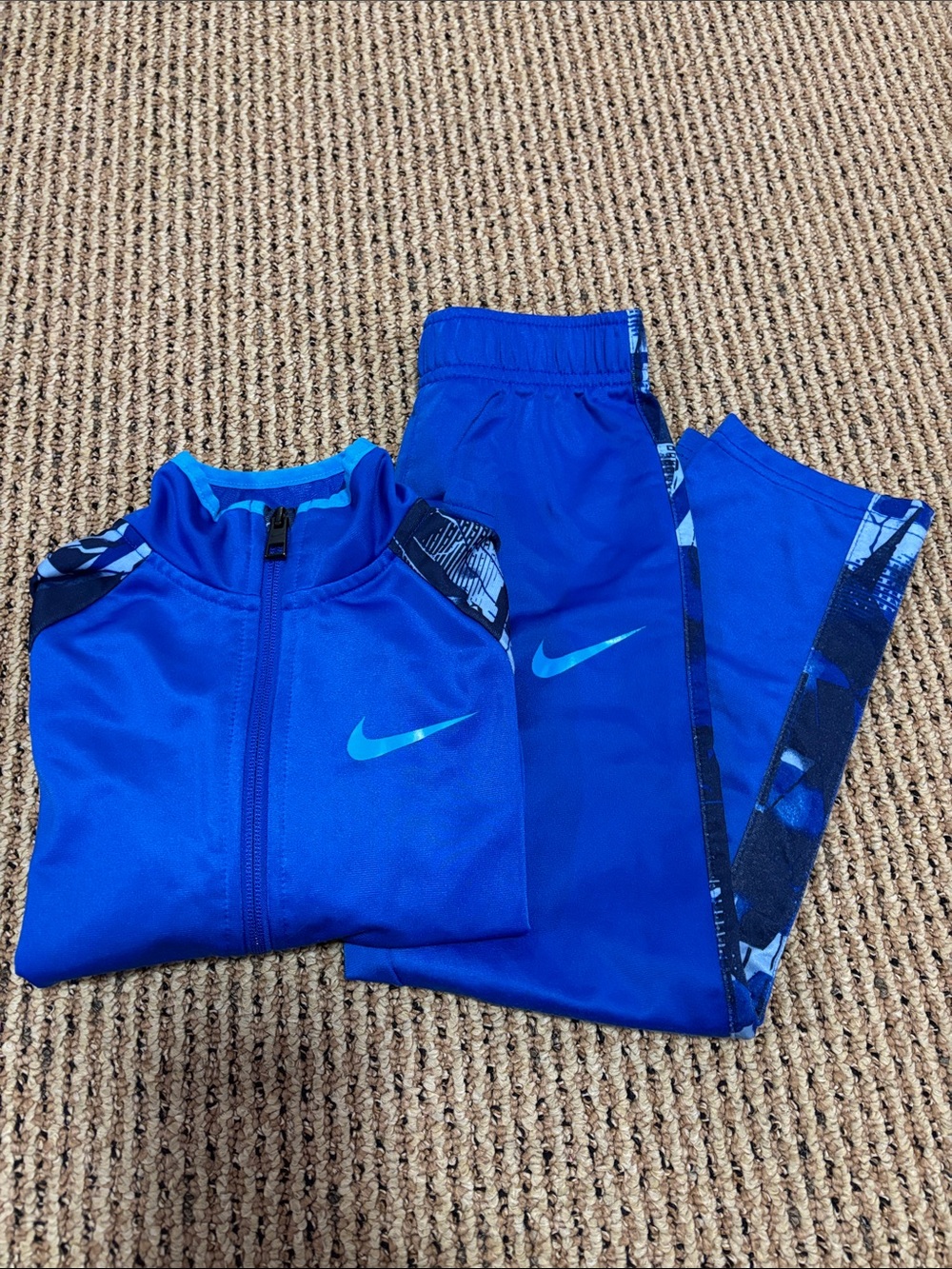 Nike Kids Royal Blue Athletic Sweatpants & Jacket Set